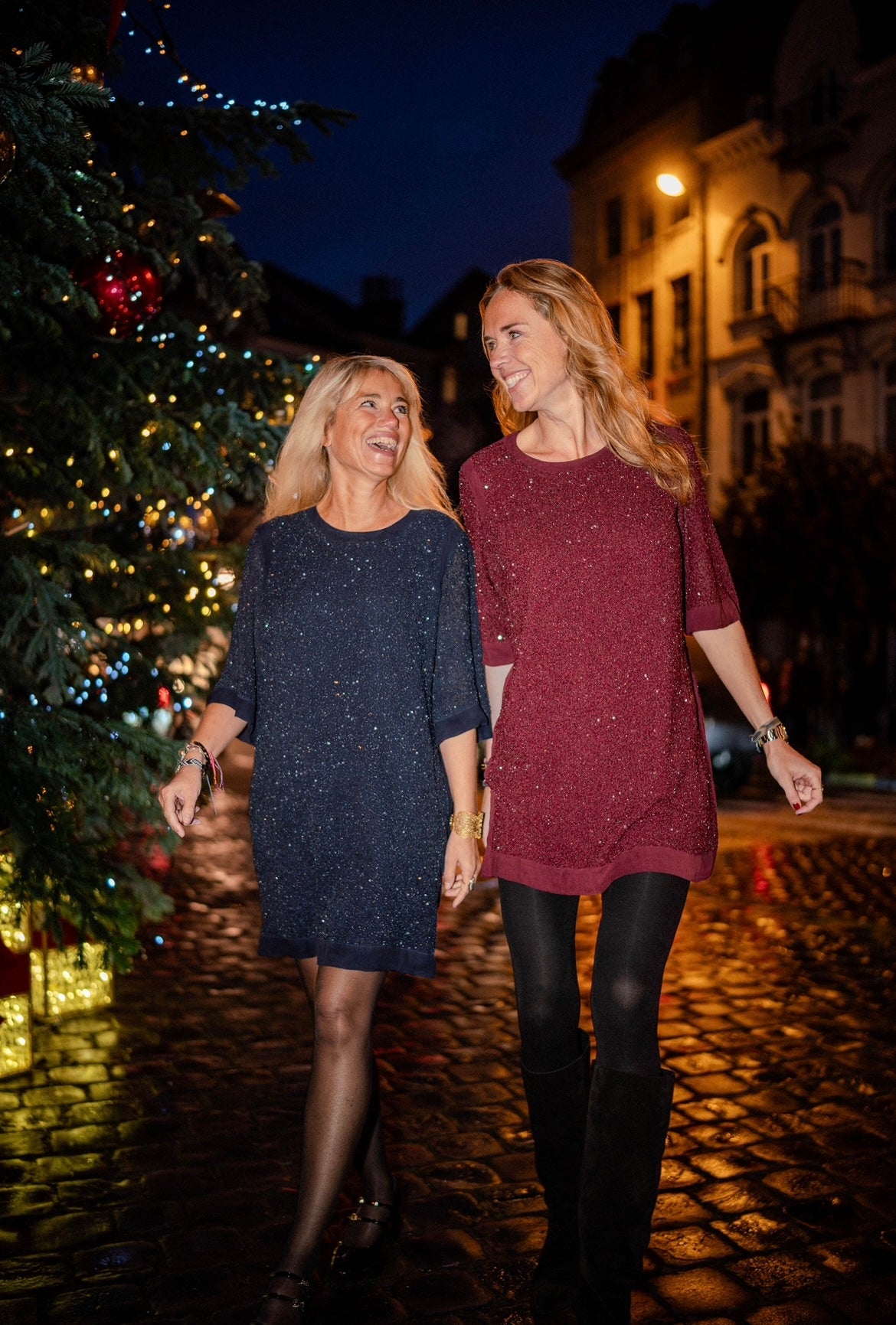 Stefi Sparkly Red dress