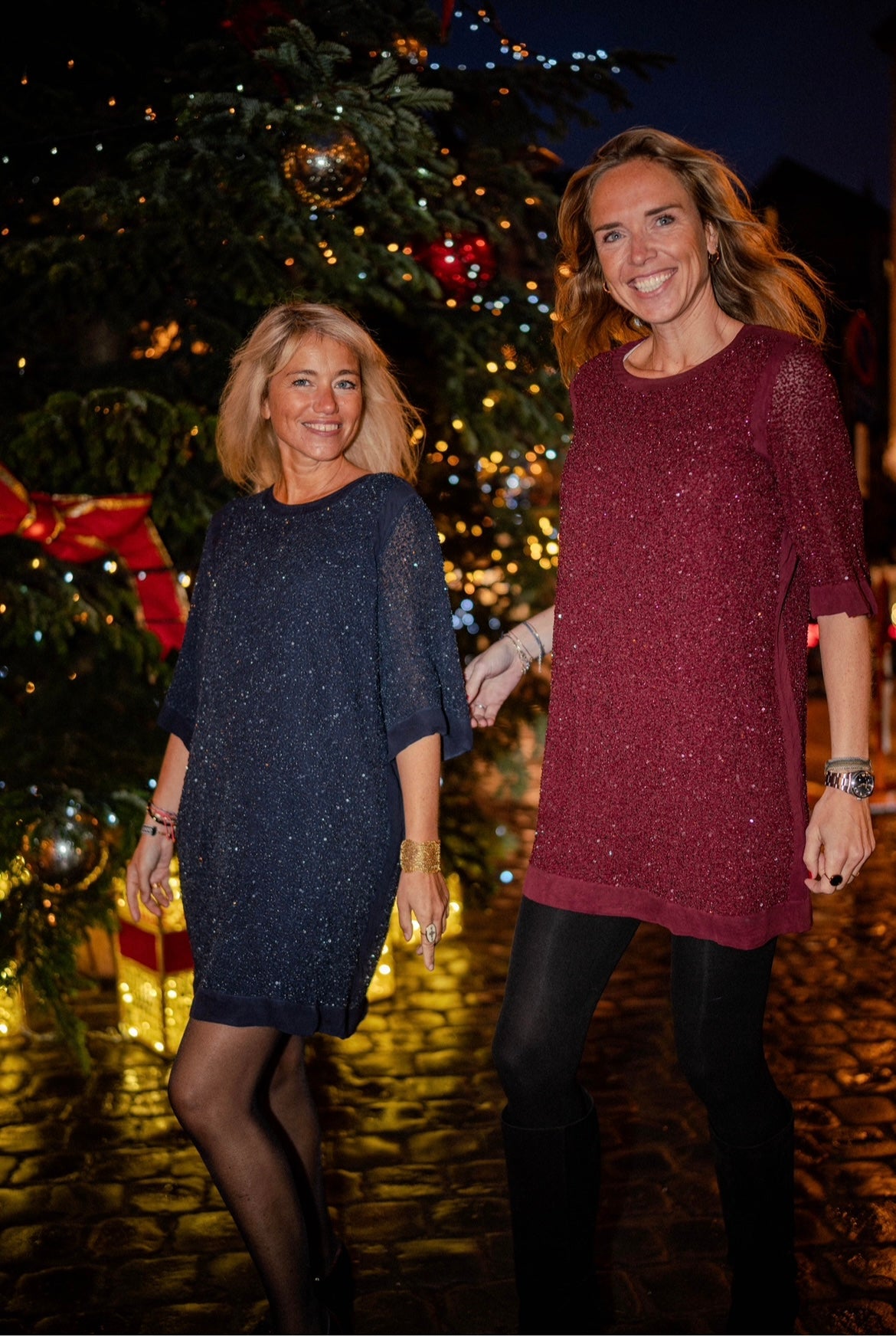 Stefi Sparkly Red dress